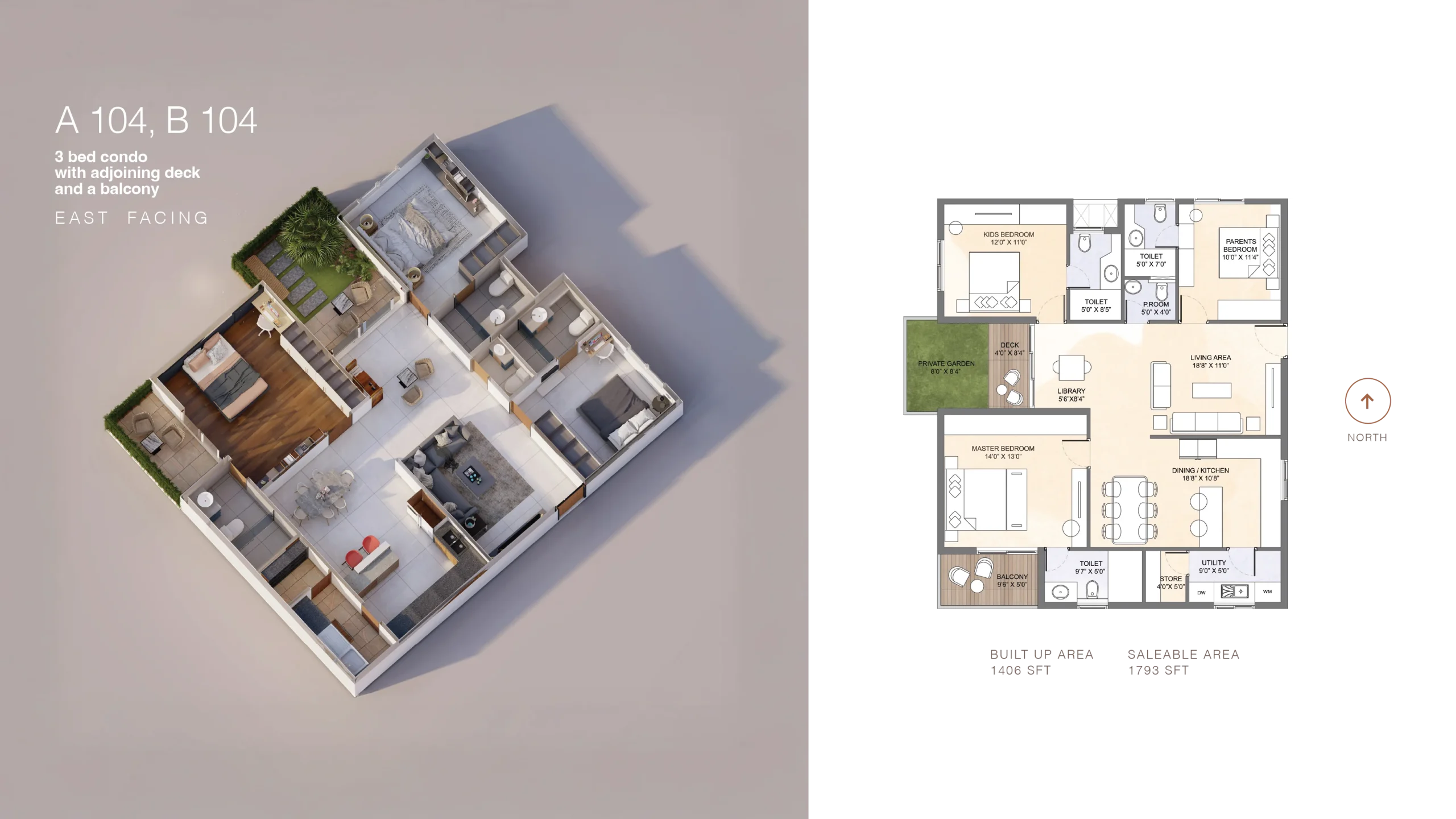 3 BHK Apartments on Old Madras Road