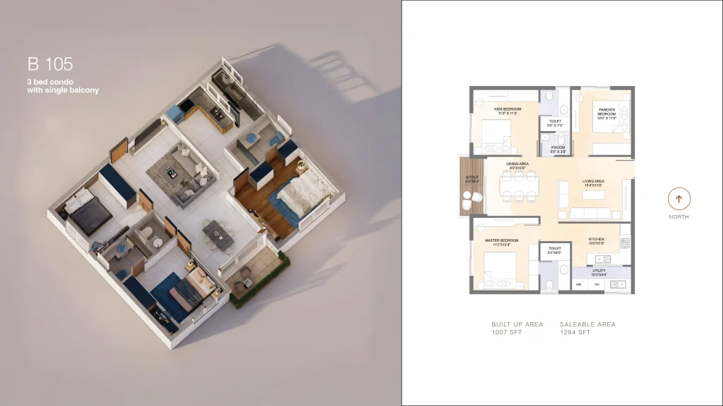 3BHK at the Price of 2BHK in Bangalore